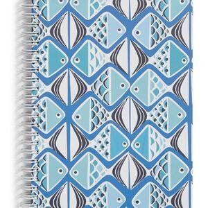 NEW Vera Bradley Mini Notebook in Go Fish Pattern